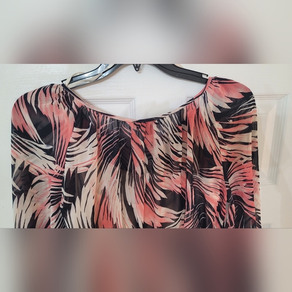 Fall Flowy Dress Colorful Pink - Picture 3 of 8